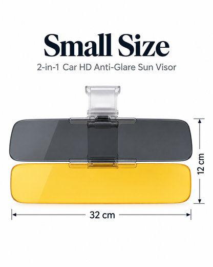 🔥Last Day 50% OFF🔥👼2-in-1 HD Anti-Glare Car Sun Visor – Day & Night Driving