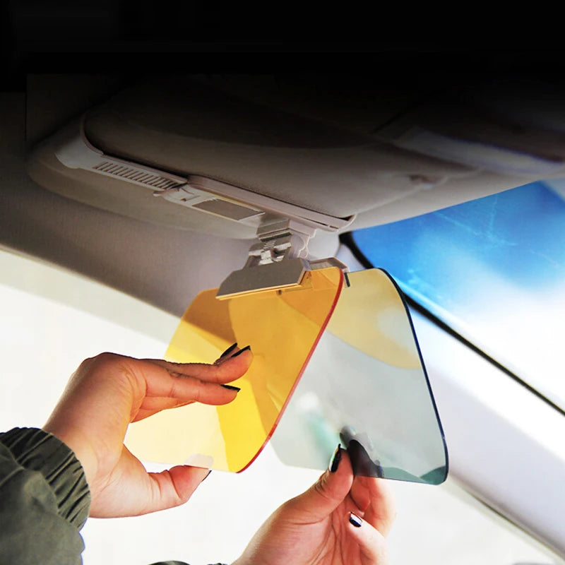 🔥Last Day 50% OFF🔥👼2-in-1 HD Anti-Glare Car Sun Visor – Day & Night Driving