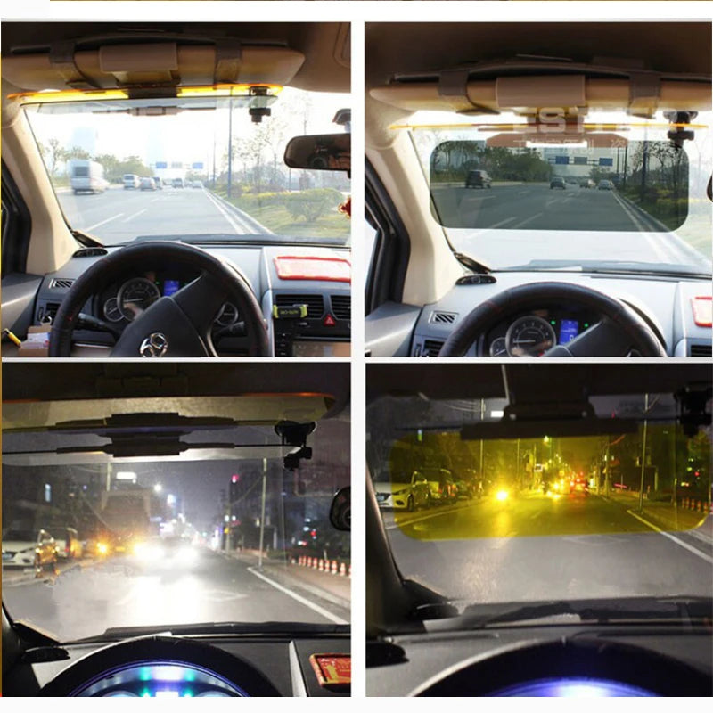 🔥Last Day 50% OFF🔥👼2-in-1 HD Anti-Glare Car Sun Visor – Day & Night Driving