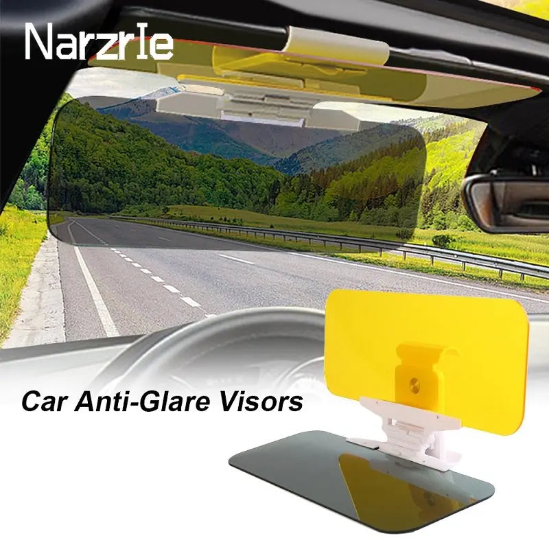 🔥Last Day 50% OFF🔥👼2-in-1 HD Anti-Glare Car Sun Visor – Day & Night Driving