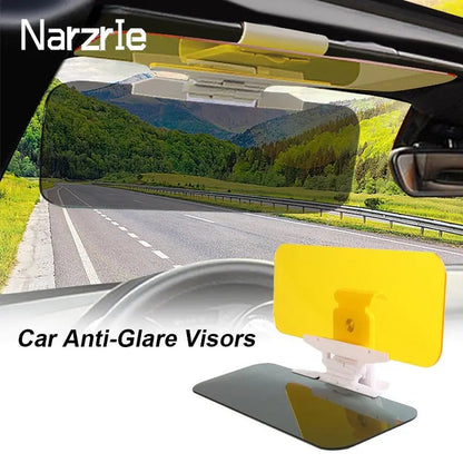 🔥Last Day 50% OFF🔥👼2-in-1 HD Anti-Glare Car Sun Visor – Day & Night Driving