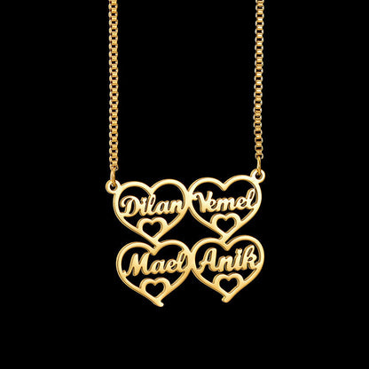 Aaliyah Creative Heart Pendant Collarbone Necklace