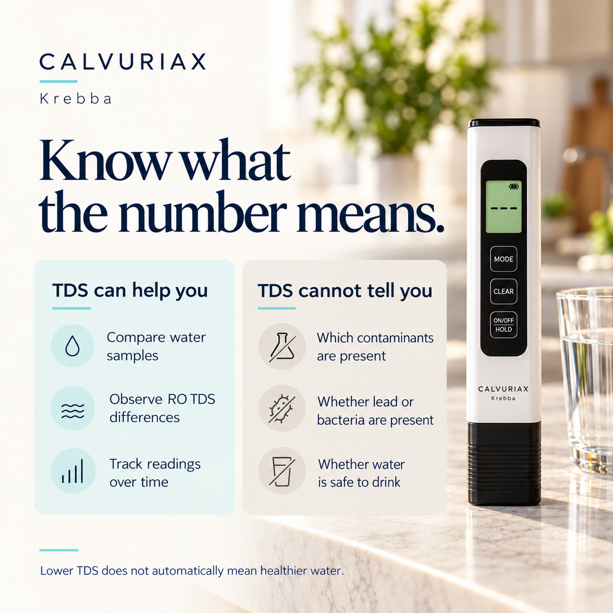 Krebba — TDS Water Quality Meter